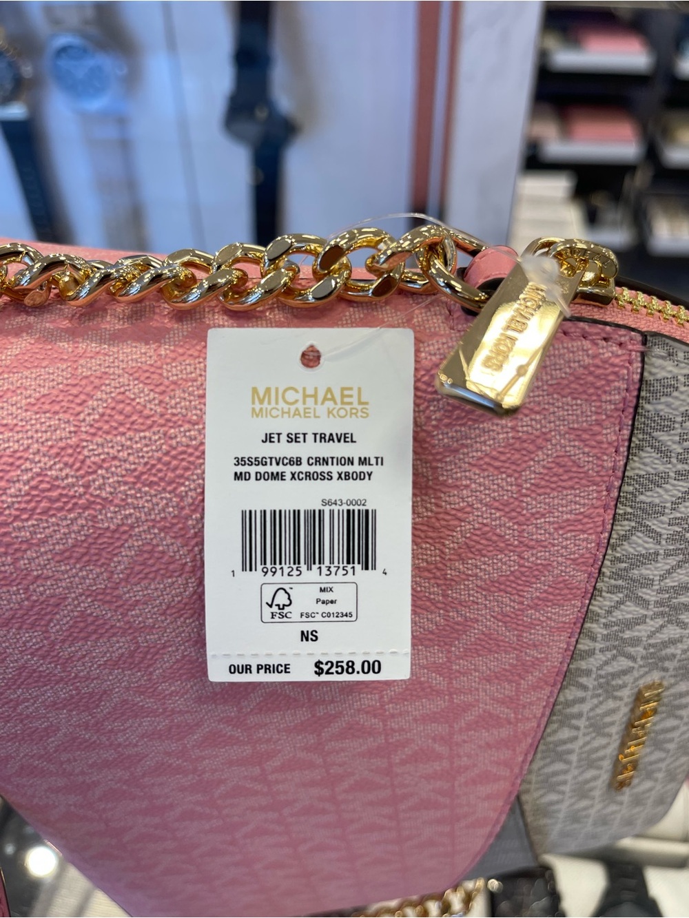 MICHAEL KORS JST Md Dome Color-Block Signature Logo Crossbody
Carnation MULT
NWT - Picture 9 of 16